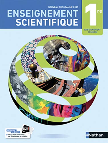 Beispielbild fr Enseignement Scientifique 1re - manuel lve (nouveau programme 2019) zum Verkauf von LeLivreVert