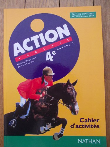 Stock image for Action anglais 4e LV1 : cahier d'activits for sale by Librairie Th  la page
