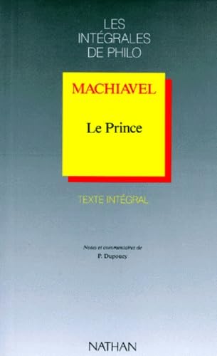 Beispielbild fr Le Prince. Texte intgral zum Verkauf von Tamery