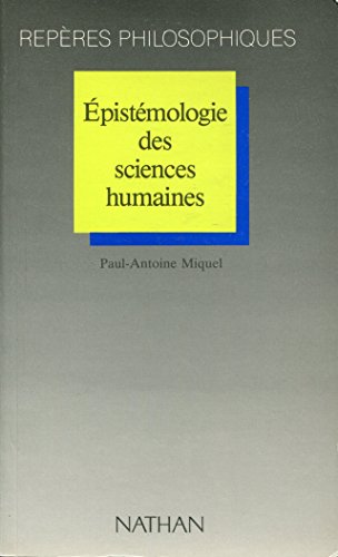 9782091759135: pistmologie des sciences humaines