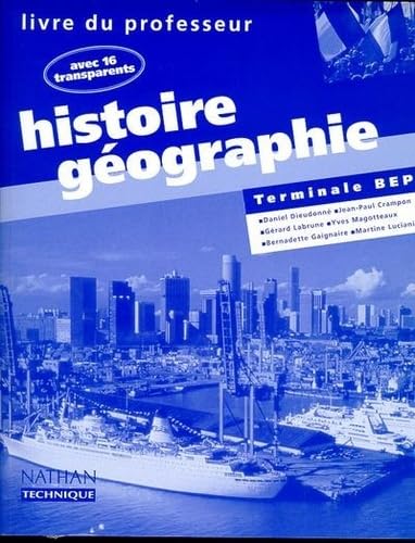 Stock image for Histoire gographie, terminale BEP, avec 16 transparents, professeur, 1998 for sale by medimops