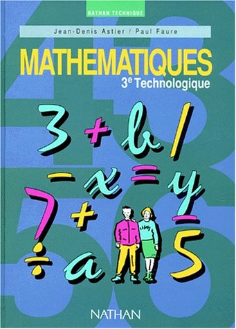 Stock image for Math matiques, 3e technologiques,  l ve,  dition 1990 for sale by ThriftBooks-Dallas