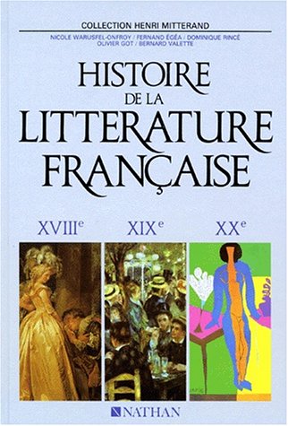 Imagen de archivo de Histoire de la litt rature française. : Tome 2, 18 me, 19 me, 20 me si cles a la venta por Le Monde de Kamlia