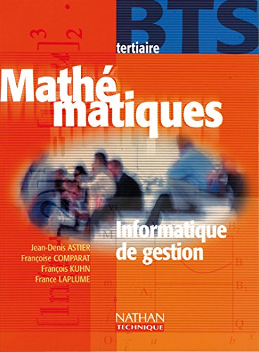 Maths, BTS tertiaire (information de gestion), élève, 2000 - Astier