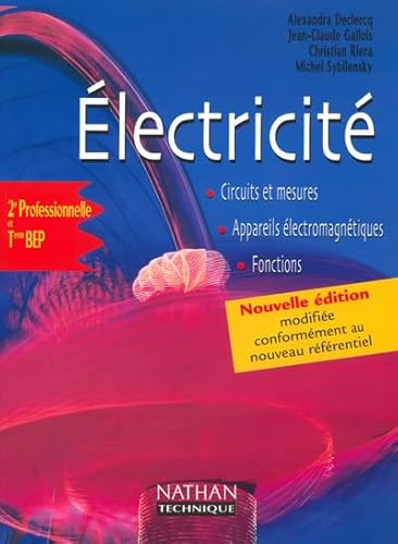 Stock image for Electricit BEP Livre de l'lve Livre de l'lve for sale by Gallix