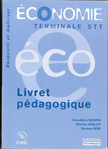 Stock image for conomie terminale stt - livret pdagogique for sale by Ammareal