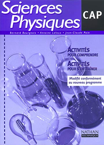 Imagen de archivo de Sciences physiques, CAP Industriels (Manuel) a la venta por Ammareal