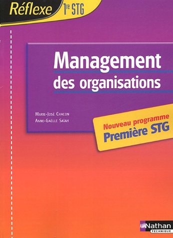 9782091796062: Management des organisations 1e STG