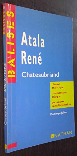 Beispielbild fr Atala, Ren, Chateaubriand zum Verkauf von RECYCLIVRE