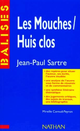 Stock image for Sartre: Les Mouches / Huis Clos for sale by Goldstone Books