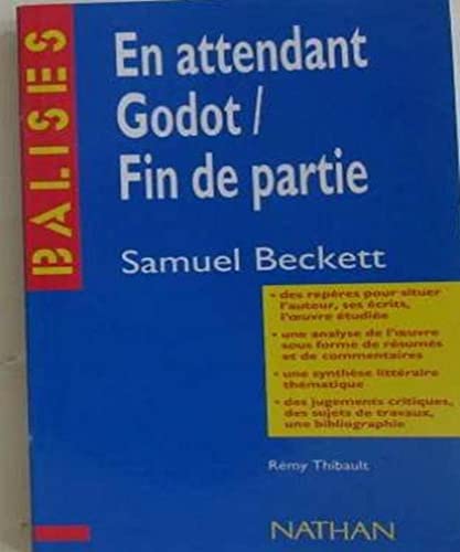 9782091801186: En attendant Godot, Fin de partie de Samuel Beckett : Analyse,Reperes,Critiques
