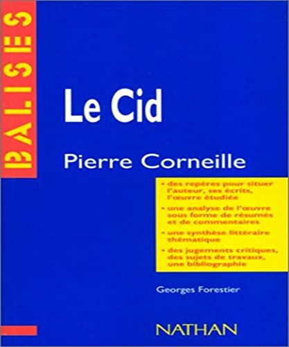 Beispielbild fr Le Cid, Pierre Corneille : Rsum Analytique, Commentaire Critique, Documents Complmentaires zum Verkauf von RECYCLIVRE