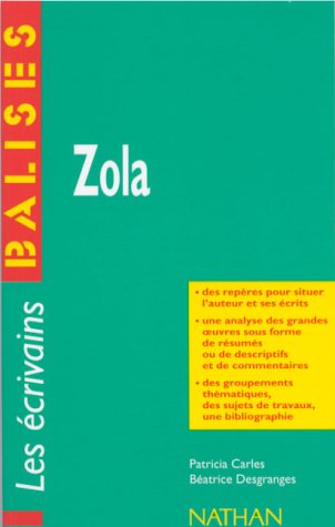 Imagen de archivo de Zola : Grandes oeuvres, commentaires critiques, documents complmentaires a la venta por Ammareal