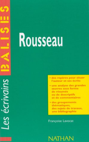 9782091802312: Rousseau: Grandes oeuvres, commentaires critiques, documents complmentaires