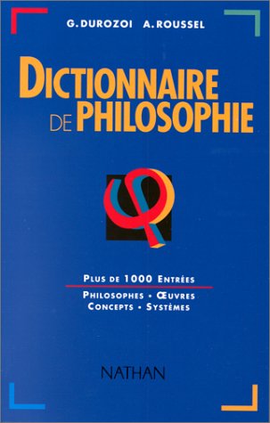 Imagen de archivo de Dictionnaire de philosophie a la venta por Librairie Thé à la page