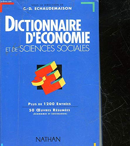 Dictionnaire d'économie et de sciences sociales