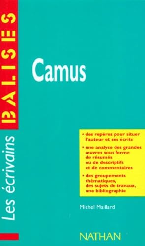 Imagen de archivo de Camus a la venta por medimops