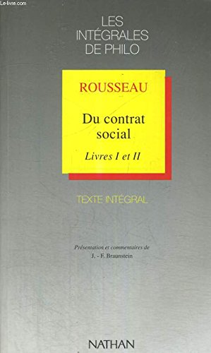 9782091805122: Du contrat social, 2 volumes