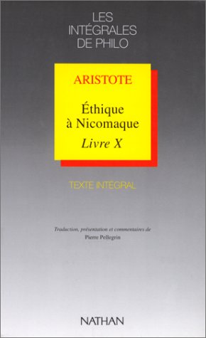 9782091805238: ETHIQUE A NICOMAQUE.: Livre 10