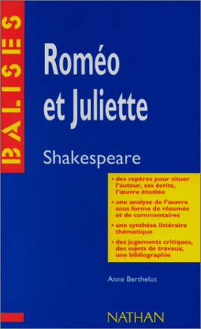 9782091807195: "Romo et Juliette", Shakespeare: Des repres pour situer l'auteur...