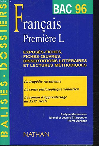 Imagen de archivo de Balises Dossiers Francais 1ere Es S a la venta por LiLi - La Libert des Livres