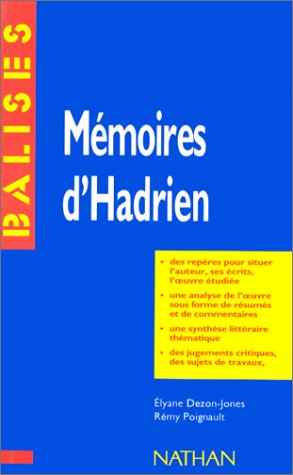 Stock image for Mmoires D'hadrien, Marguerite Yourcenar for sale by RECYCLIVRE