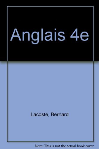 Stock image for Anglais 4e for sale by Ammareal