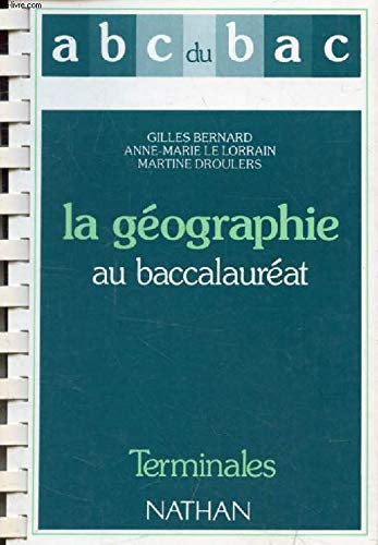 Imagen de archivo de Geographie, terminales a-b-c-d a la venta por Ammareal