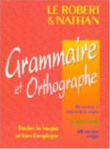 Imagen de archivo de Grammaire et orthographe a la venta por medimops