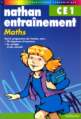 Stock image for Nathan entranement, numro 3 : Maths CE1 for sale by Ammareal