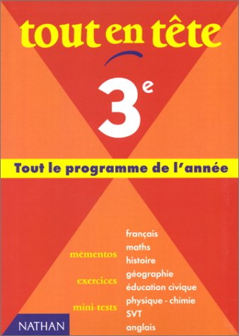 Stock image for Tout en tête, 3e: Nouveau programme for sale by AwesomeBooks