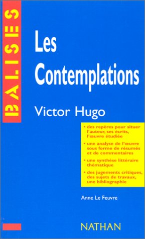 Imagen de archivo de Les Contemplations" de Victor Hugo a la venta por medimops
