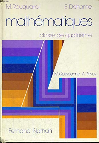 9782091832685: Mathematiques / 4 (Nathan)