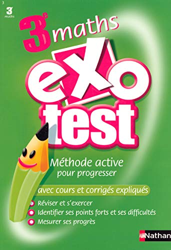 9782091835488: Exo-test : Maths, 3me