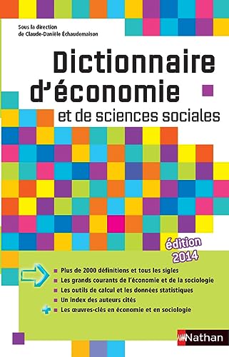 Stock image for Dictionnaire d'conomie et de sciences sociales for sale by medimops