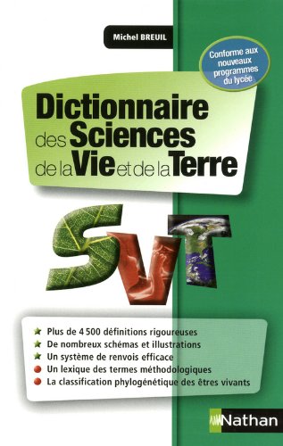Stock image for Dictionnaire Sciences et Vie de la Terre for sale by Ammareal