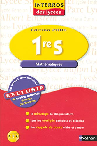 Stock image for Mathmatiques 1e S for sale by LiLi - La Libert des Livres