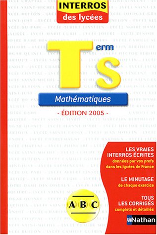 Math?matiques Tle S - B Bourgeois, Marc Tenti