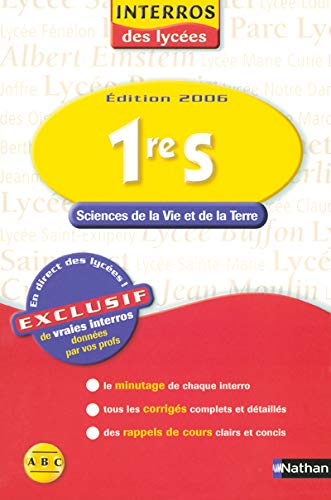 Beispielbild fr 1re S Sciences de la Vie et de la Terre zum Verkauf von Ammareal
