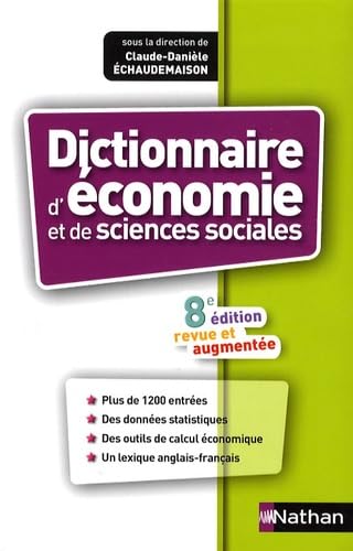 Stock image for Dictionnaire d'Economie et de Sciences Sociales for sale by medimops