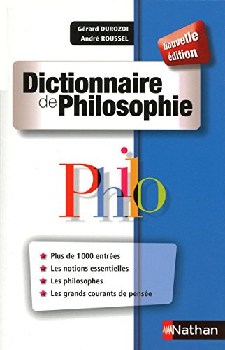 Beispielbild fr Dictionnaire de Philosophie zum Verkauf von Ammareal