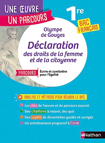 Beispielbild fr Olympe De Gouges, Dclaration Des Droits De La Femme Et De La Citoyenne : Parcours crire Et Combatt zum Verkauf von RECYCLIVRE