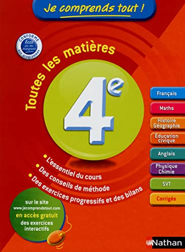 Stock image for Toutes les matires 4e for sale by medimops