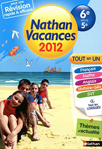 Beispielbild fr Nathan vacances Tout en un de la 6e vers la 5e zum Verkauf von medimops