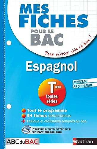 9782091869667: Mes fiches ABC du BAC Espagnol Term toutes sries