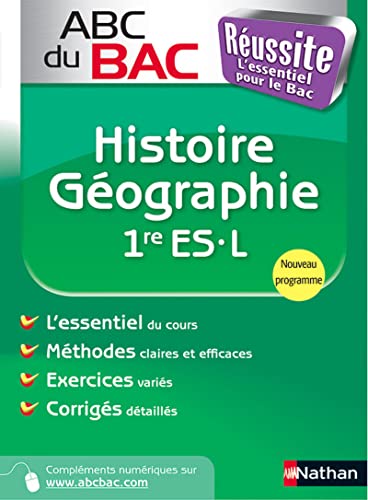 Stock image for ABC du BAC Russite Histoire-Gographie 1re ES.L Gicquel, Guillaume; Marzin, Servane; Rajot, Alain et Riggi, Georges for sale by BIBLIO-NET