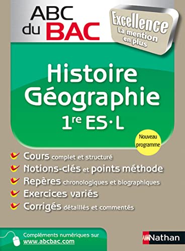 Beispielbild fr ABC du BAC Excellence Histoire - Gographie 1re ES.L zum Verkauf von Ammareal