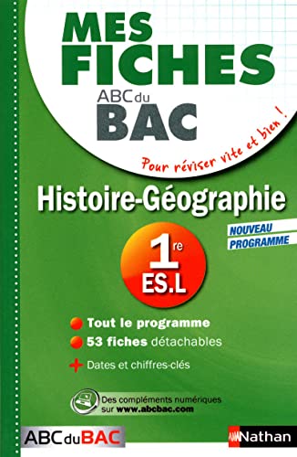 Beispielbild fr Mes fiches ABC du BAC Histoire Gographie 1re ES.L zum Verkauf von Ammareal