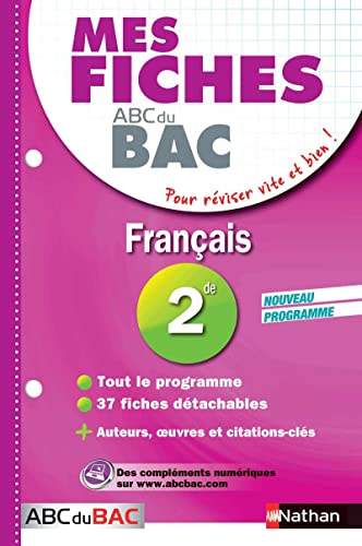 Beispielbild fr Mes fiches ABC du BAC Franais 2de zum Verkauf von Ammareal