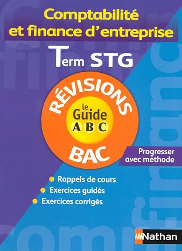 9782091871769: Comptabilit et finance d'entreprise Tle STG